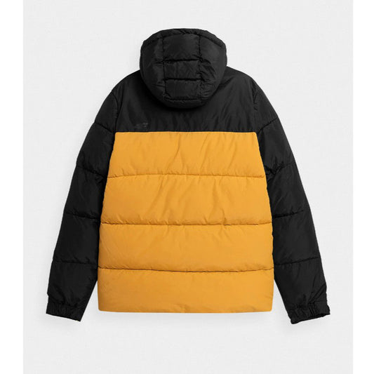 Стеганый пуховик 4F jacket kump009 yellow