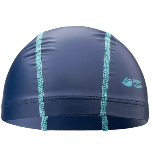Шапочка для плавания Aquawave dryspand jr cap blueprint/blue curacao