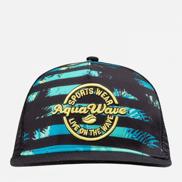 Кепка aquawave brendon turquise palms print/black