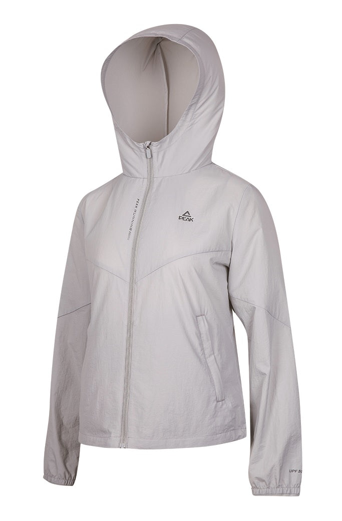 Jachetă de alergare pentru femei Peak FW2252192 lt.grey