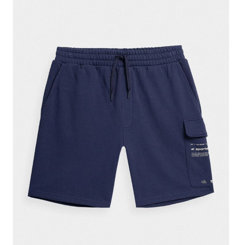 Pantaloni scurți pentru sport 4F SHORTS CAS M055 4FSS23TSHOM055 NAVY