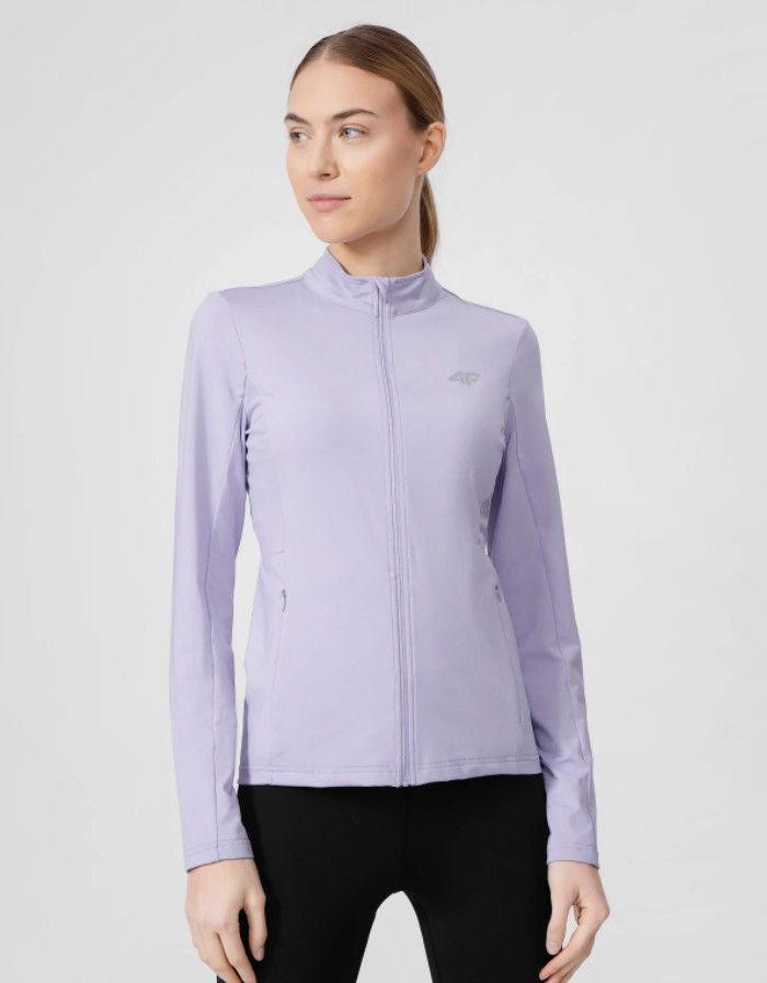 Longsleeve pentru antrenamente 4F H4L22-BLDF010 Light Violet