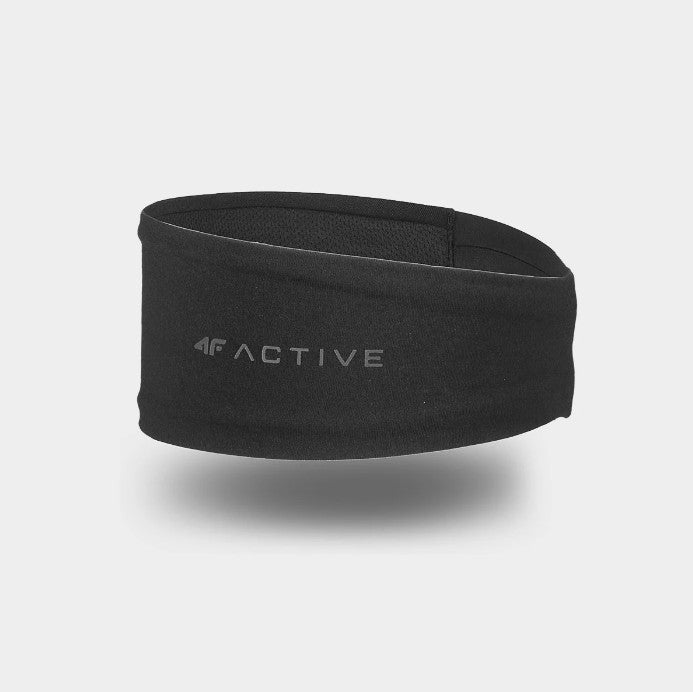Bandă pentru cap pentru alergare 4F cap band u052 4faw23abanu052 deep black