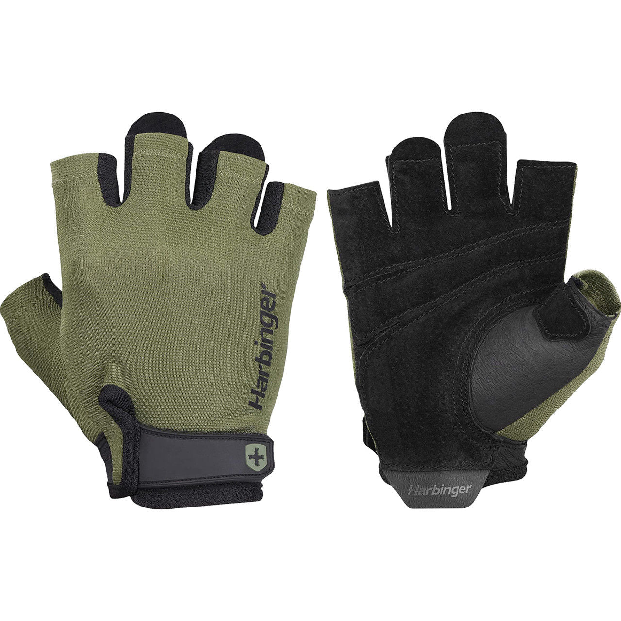 Mănuși pentru fitness Harbinger POWER 2.0 UNISEX GREEN