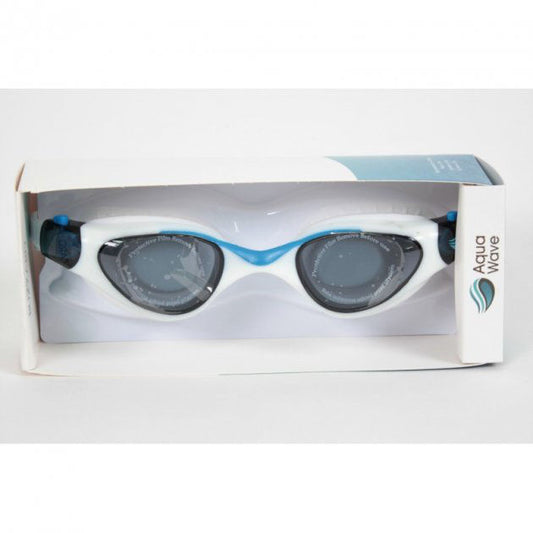 Очки для плавания Iguana buzzard white/blue/smoky