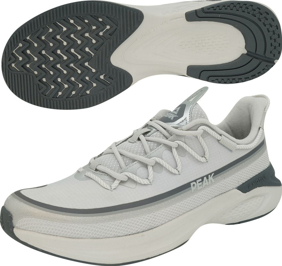 Кроссовки мужские для бега Peak running shoes e14097h silver