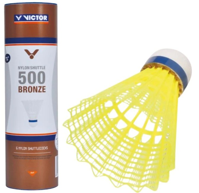 Воланы для бадминтона Victor NYLON Shuttle 500, 100570