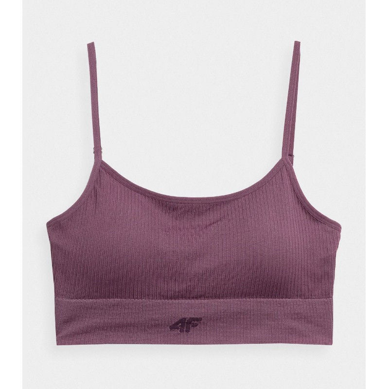 Bra pentru sport 4F SPORT BRA F031 4FSS23USBAF031 BURGUNDY