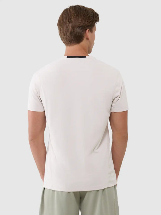 Tricou de antrenament pentru bărbați 4F M1215 4FWSS25TFTSM1215 Creme