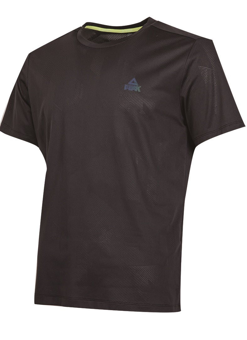 Tricou de alergare pentru bărbați Peak FW6252121 black
