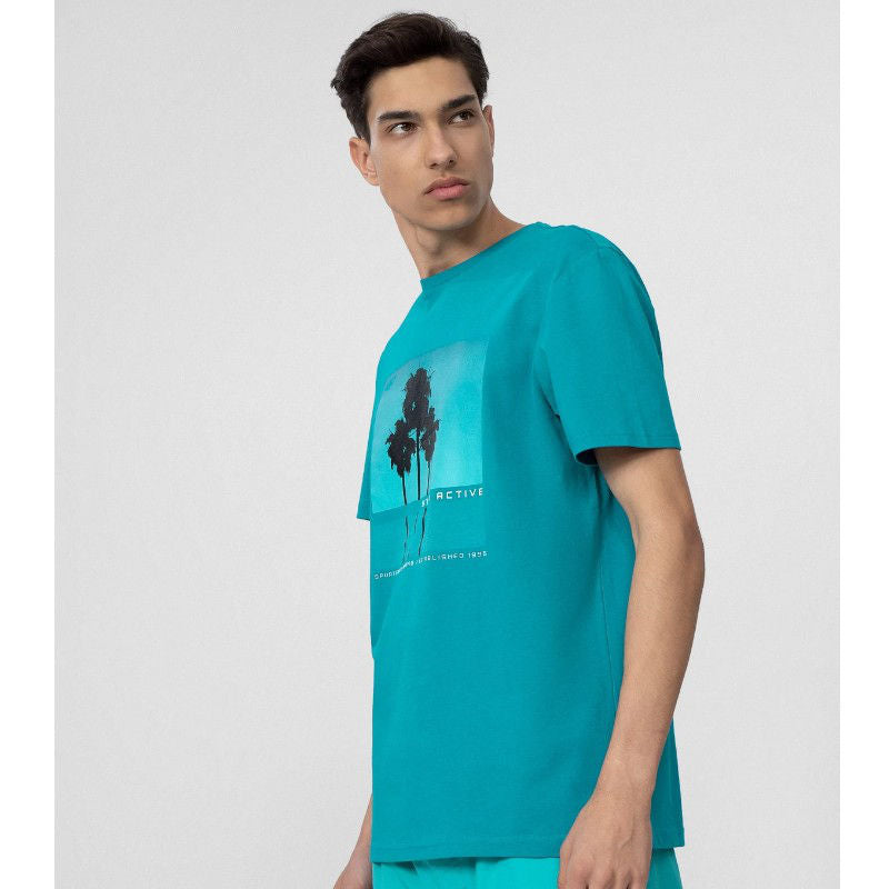 Tricou 4F H4L22-TSM044 TURQUOISE