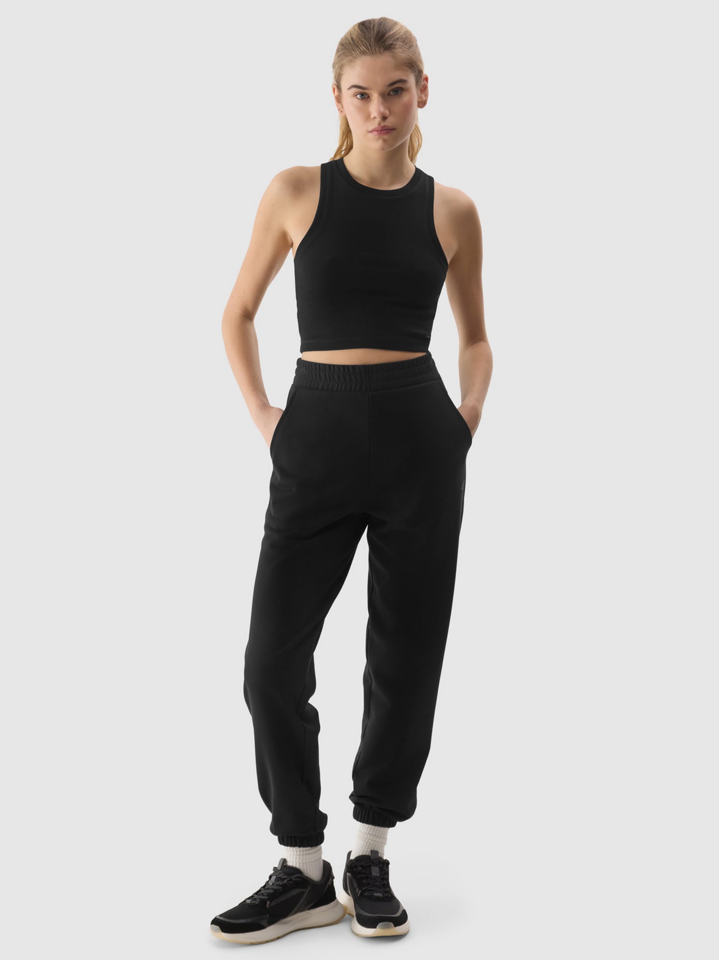 Женский топ 4F F066 4FWSS24TSLEF066 Black