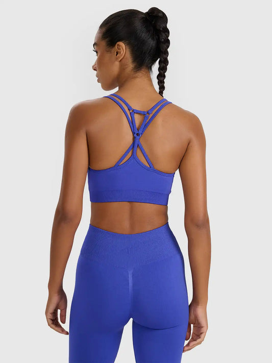 Bra pentru fitness 4F F218 4FWAW25USBAF218 cobalt