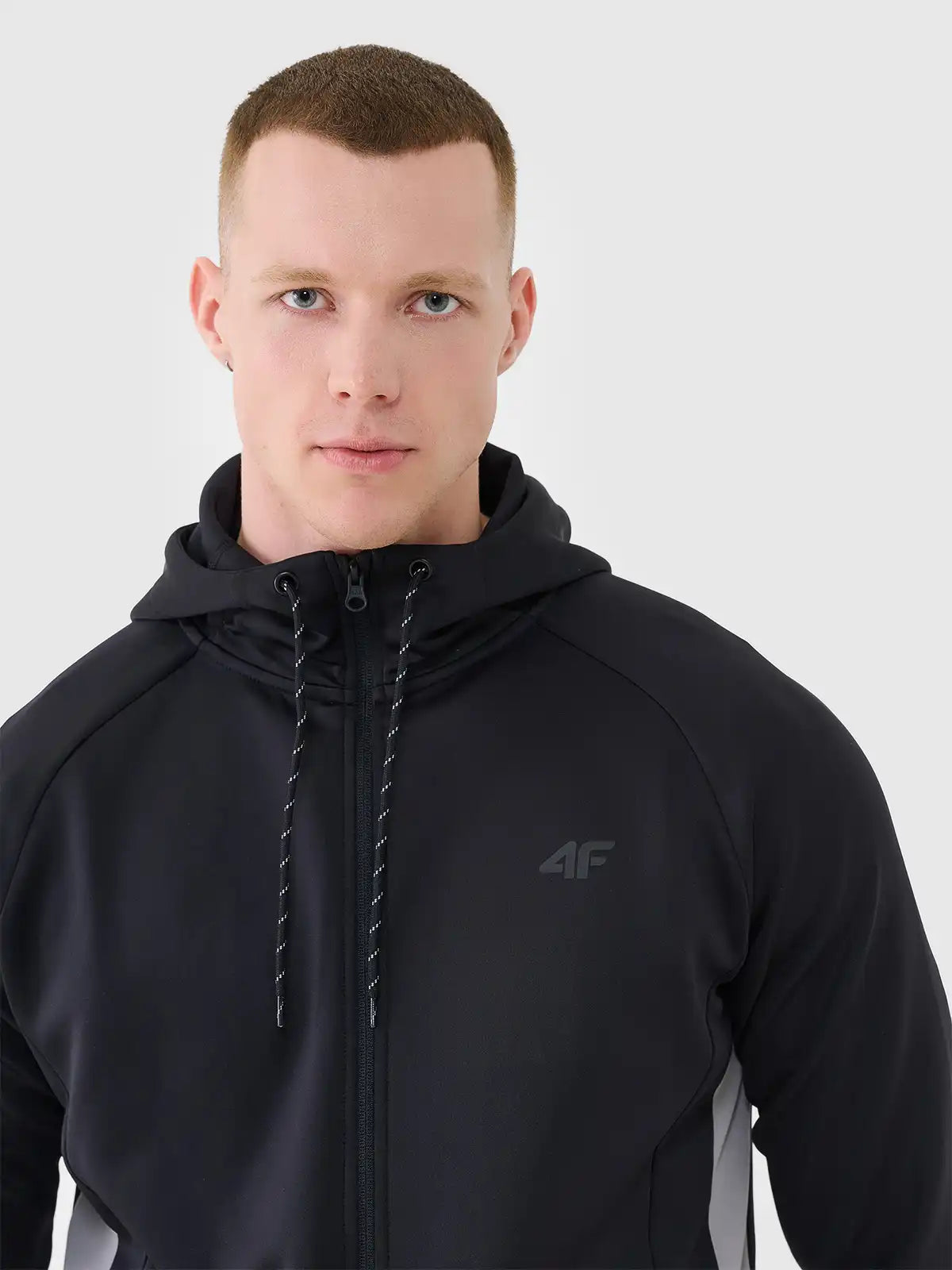 Мужской батник на молнии 4F M513 4FWSS25TFSWM513 deep black