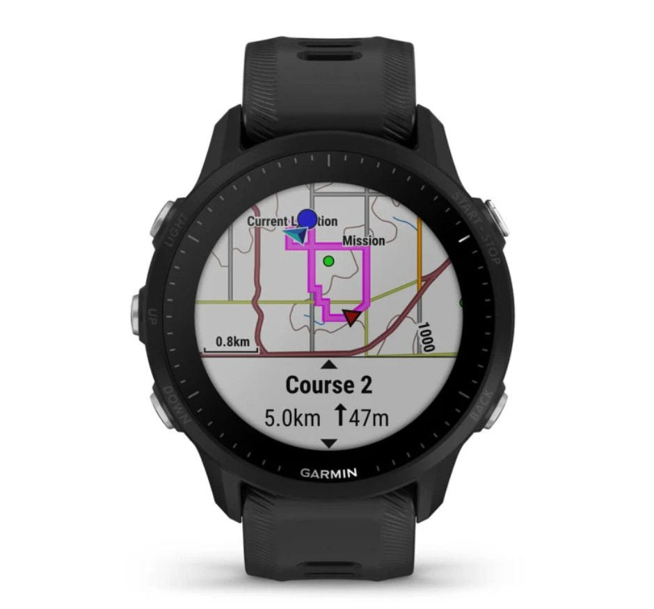 Смарт - часы для бега 010-02638-30 - garmin forerunner 955 black