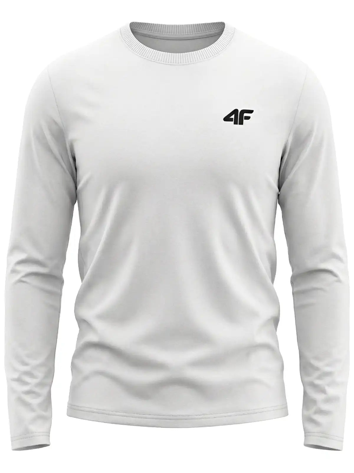Мужской лонгслив casual 4F M611 4FWMM00TLONM611 white