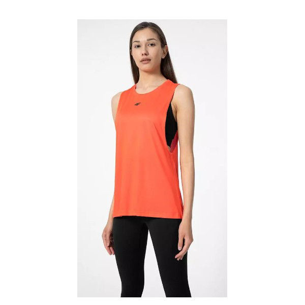 Maiou pentru antrenamente 4F TSHIRT FNK F151 4FSS23TFTSF151 RED NEON