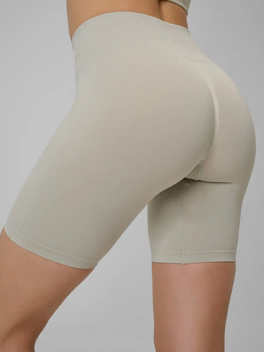 Legginși scurți de fitness pentru femei 4F F109 4FWSS26TFSTF109 creme