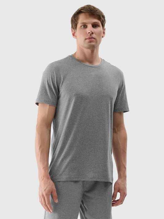 Мужская футболка для тренировок 4F M1344 4FWSS25TFTSM1344 Grey melange
