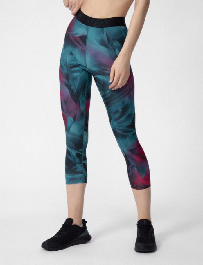 Legginși 4F H4L22-SPDF014 Multicolor