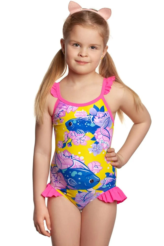 Детский купальник Mad Wave M0192 03 4 G9W Bella G9 purple