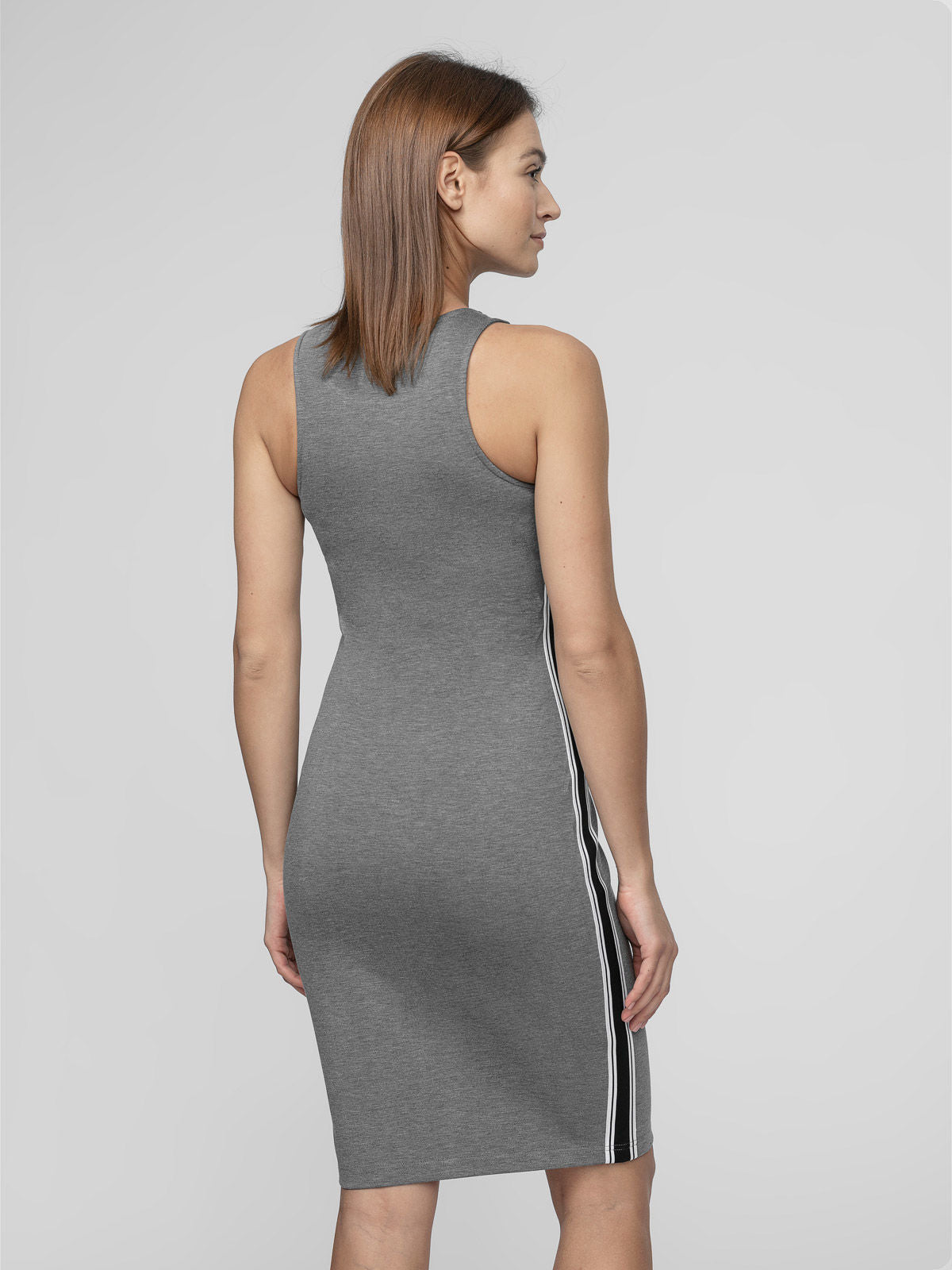 Платье h4l21-sudd012 women-s dress middle grey melange