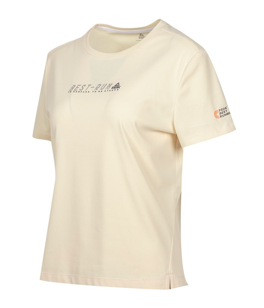 Женская футболка для бега Peak FW6252052 lt.yellow
