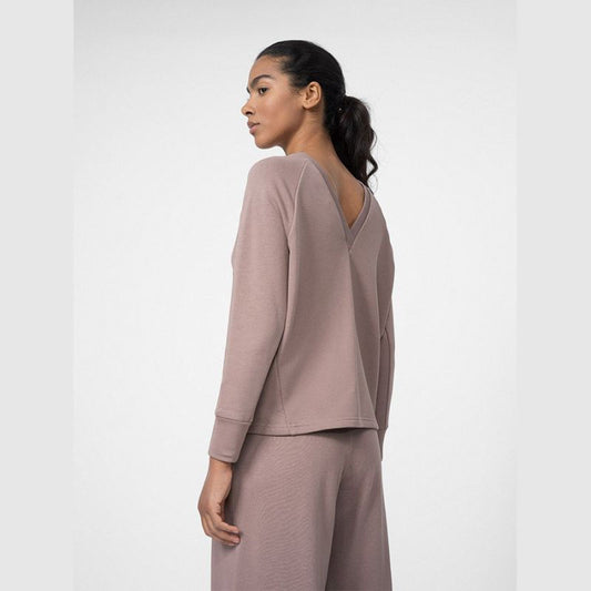 Пуловер для йоги 4F sweatshirt f214 4Fss23tswsf214 light brown