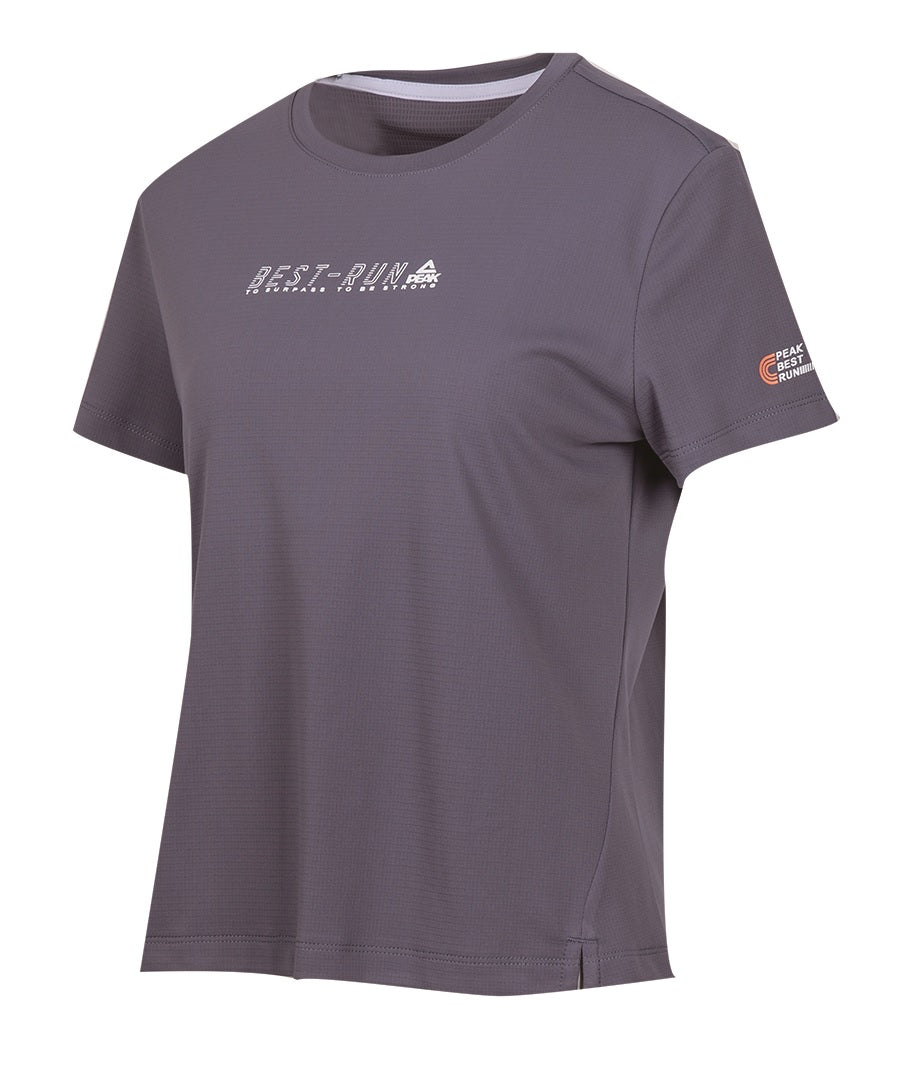 Tricou de alergare pentru femei Peak FW6252052 grey purple