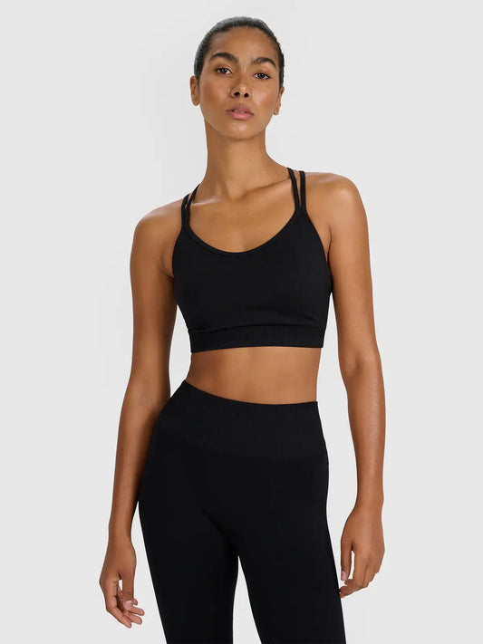 Bra pentru fitness 4F F218 4FWAW25USBAF218 deep black