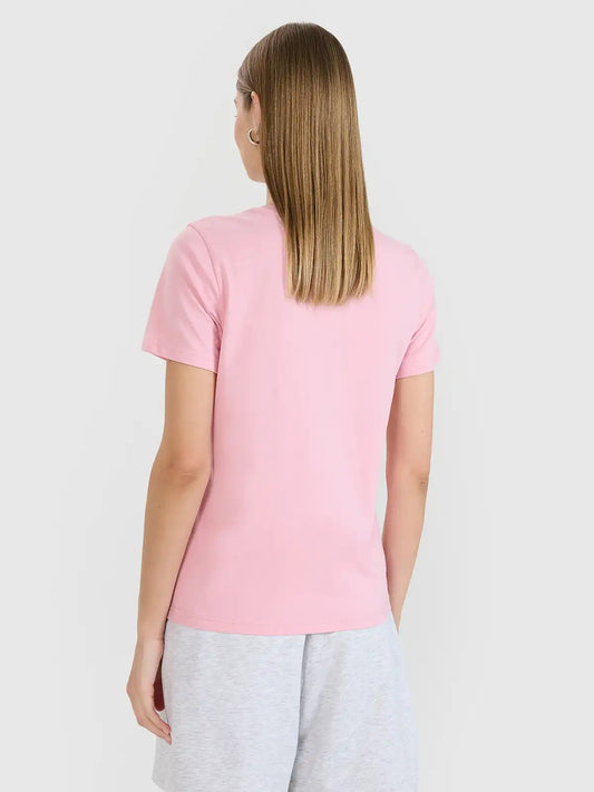 Женская футболка casual 4F F2356 4FWMM00TTSHF2356 light pink