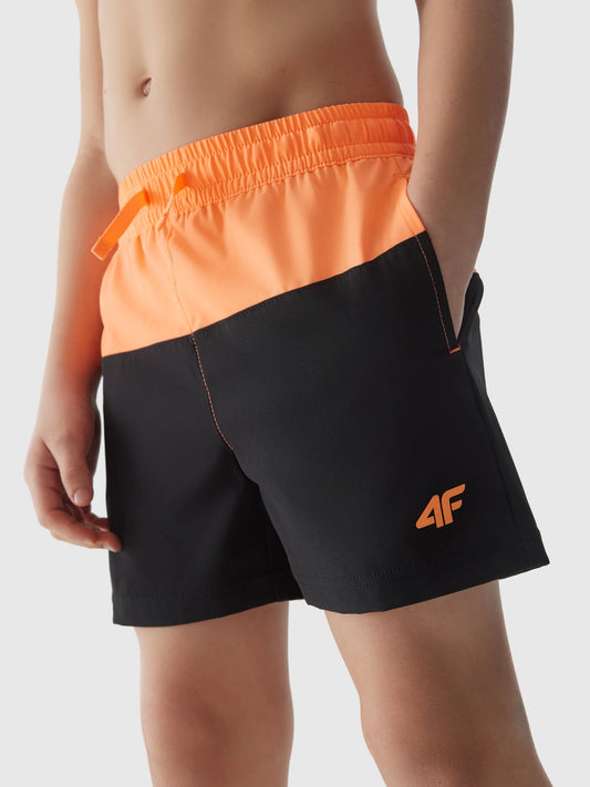 Pantaloni scurți pentru plajă 4F BOARD SHORTS 4FJWSS24UBDSM069 Orange