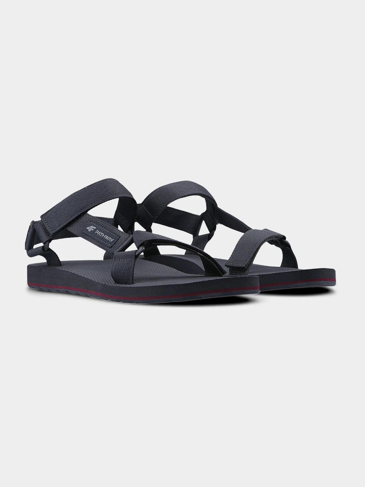 Sandalete pentru bărbați 4F M053 4FRSS24FSANM053 Dark grey