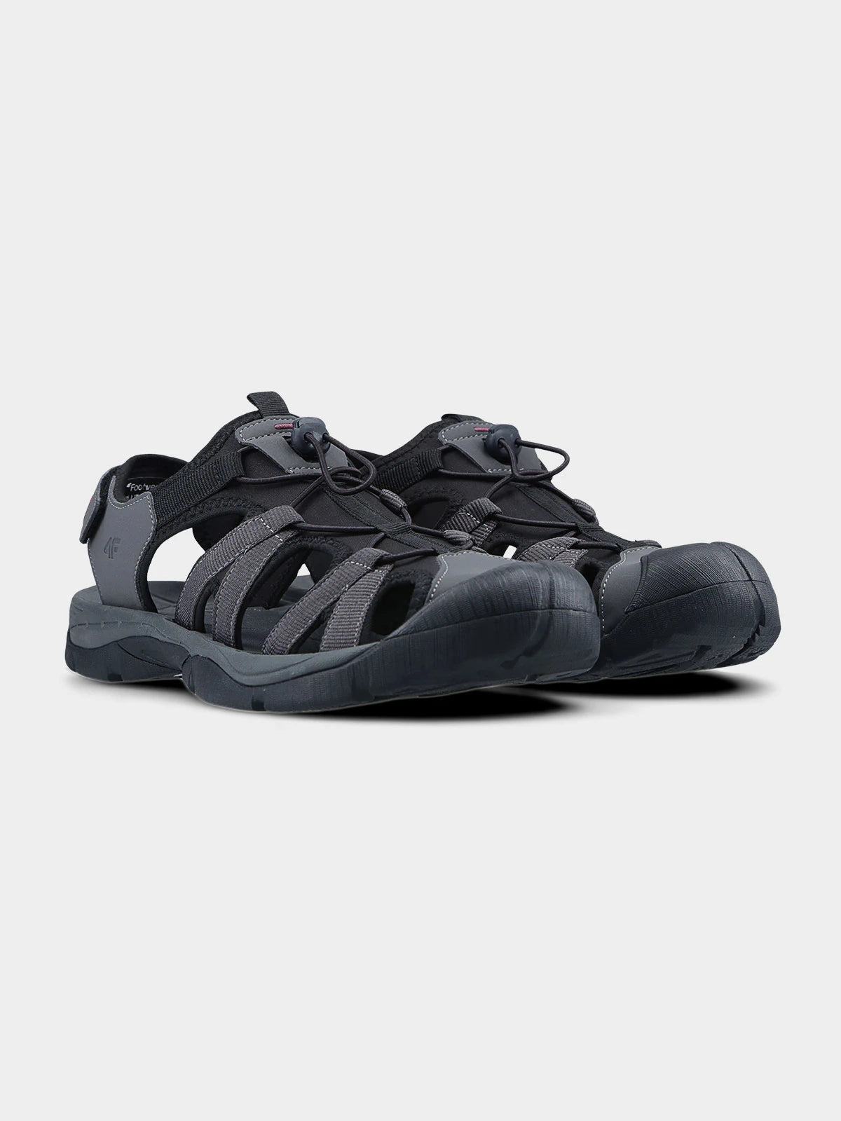 Sandalete pentru bărbați 4F M058 4FRSS24FSANM058 Dark grey