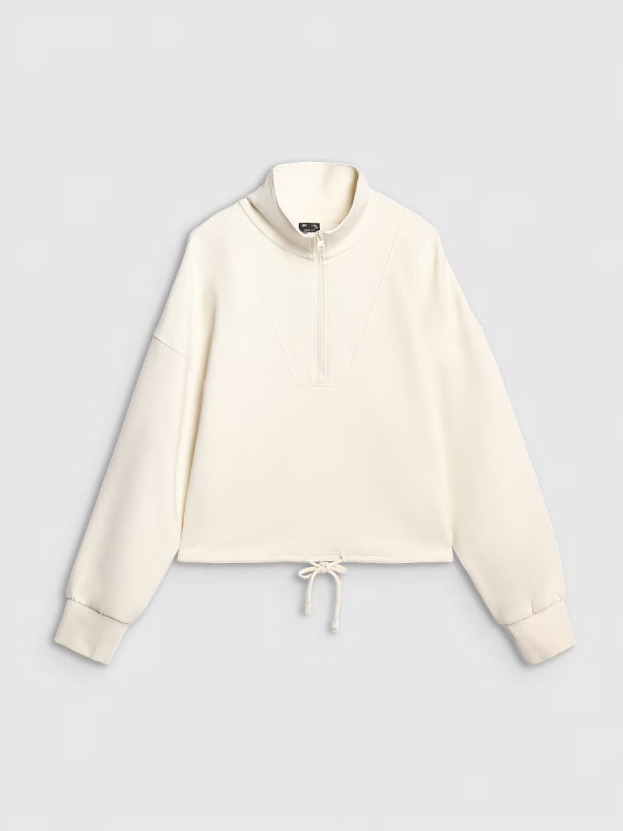 Женский батник на молнии 4F F1870 WAW25TSWSF1870 creme