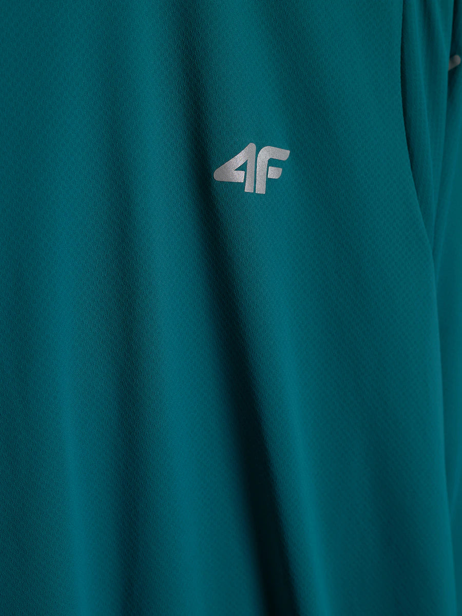 Longsleeve pentru bărbați pentru alergare 4F M591 4FWAW26TFLOM591 teal