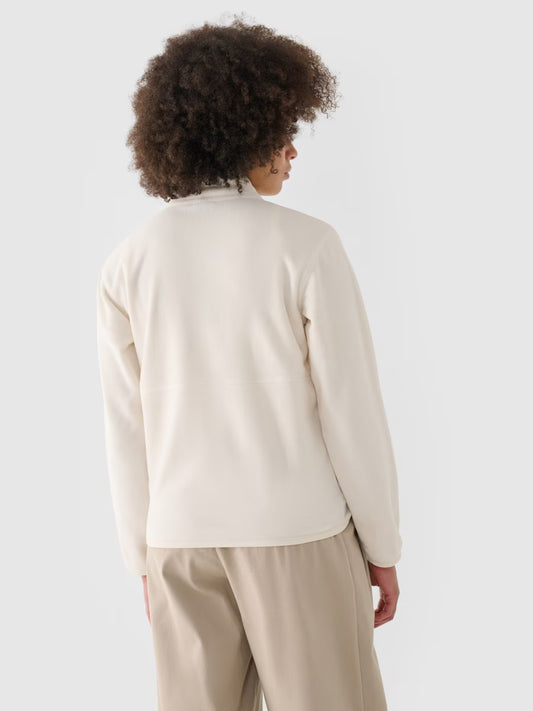 Женский батник из флиса на молнии 4F F314 4FWMM00TFLEF314 creme