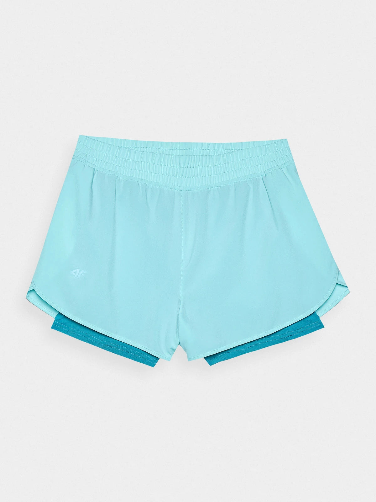 Pantaloni scurți de antrenament pentru femei 4F F497 4FWSS24TFSHF497 Blue