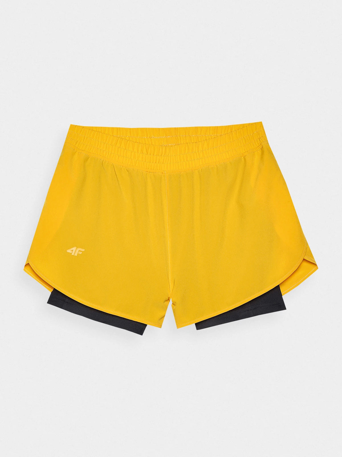 Pantaloni scurți de antrenament pentru femei 4F F497 4FWSS24TFSHF497 Orange