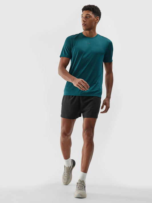 Pantaloni scurți de alergare pentru bărbați 4F M489 4FWSS24TFSHM489 Deep black