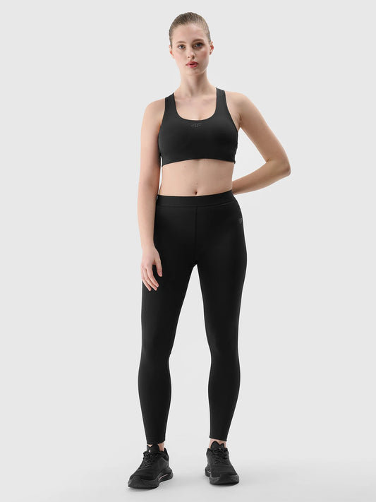 Женские леггинсы для фитнеса 4F F186 4FWSS24TFTIF186 Black