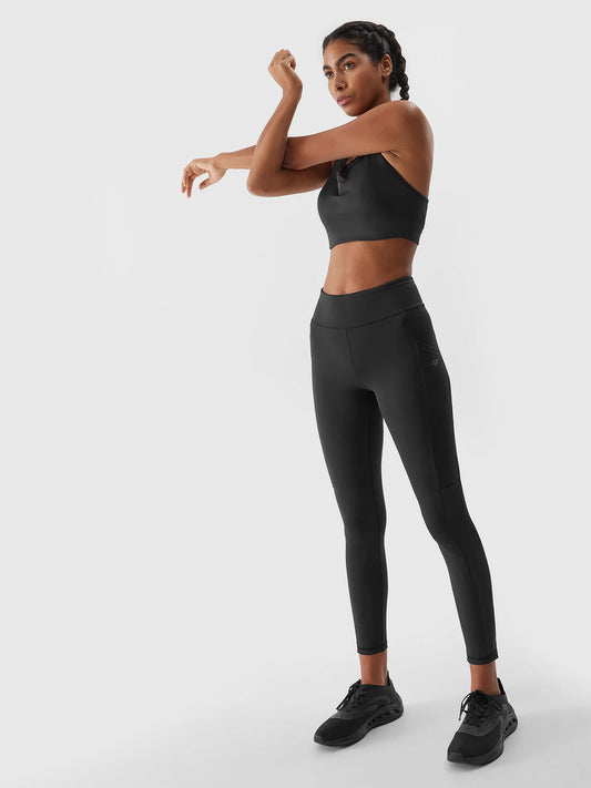 Женские леггинсы для бега 4F F230 4FWSS24TFTIF230 Black