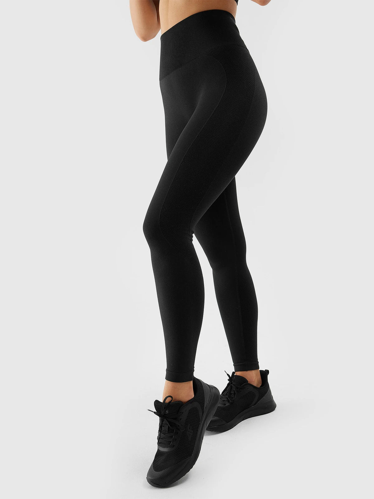 Женские леггинсы для фитнеса 4F F231 4FWSS24TFTIF231 Black