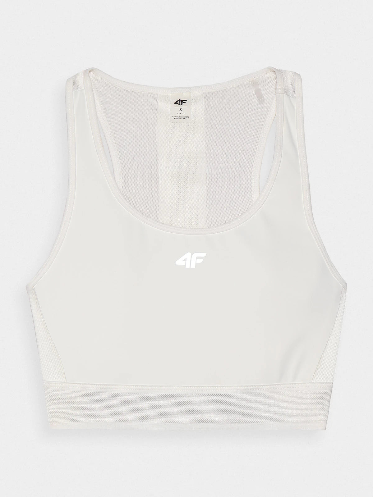 Top de alergare pentru femei 4F F705 4FWSS24TFTSF705 White