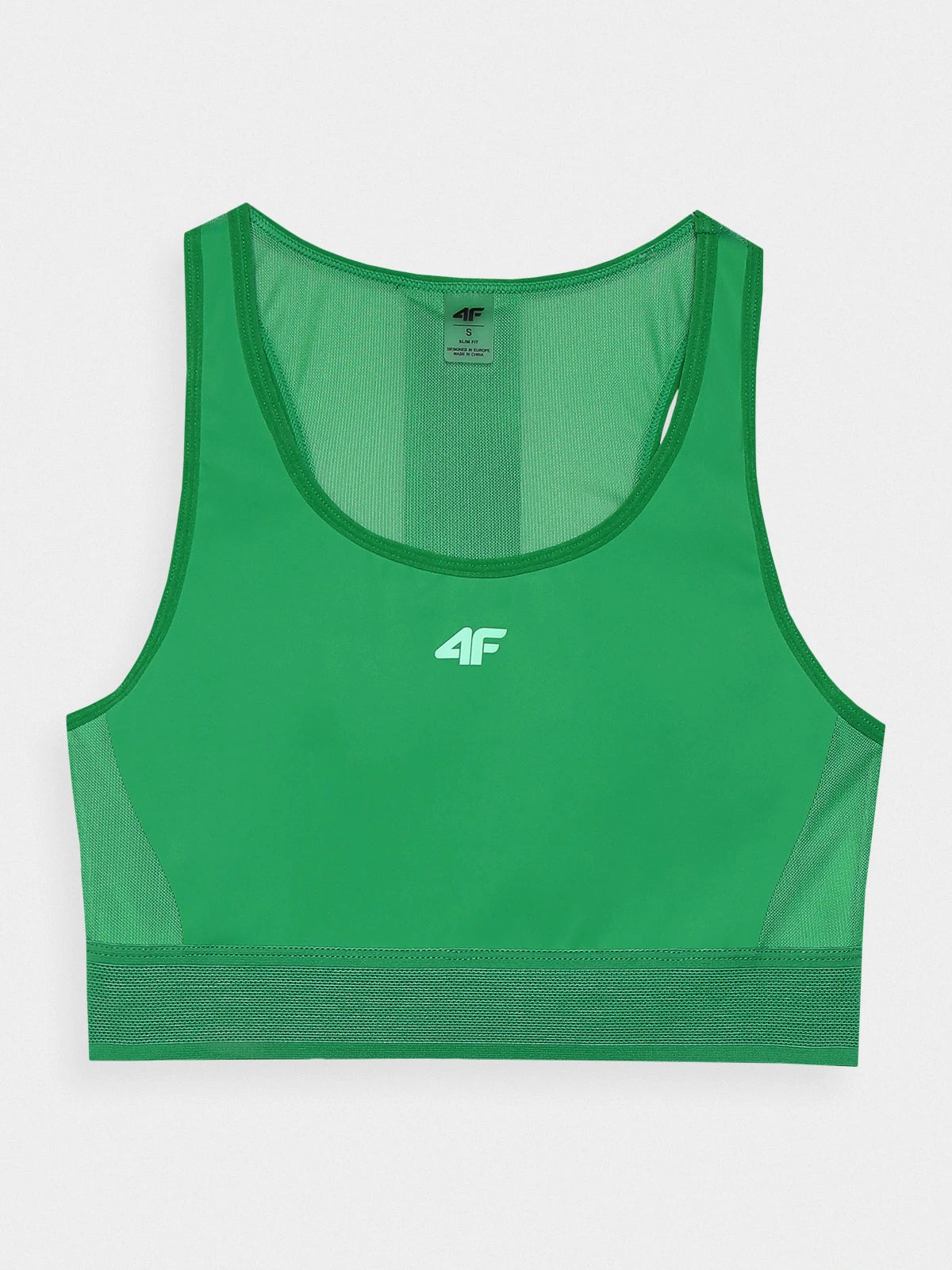Top de alergare pentru femei 4F F705 4FWSS24TFTSF705 Green