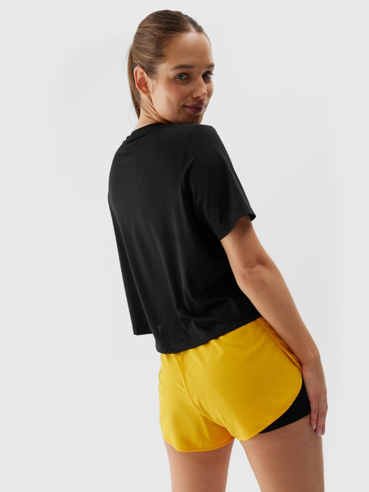 Женская футболка для фитнеса 4F F709 4FWSS24TFTSF709 Black