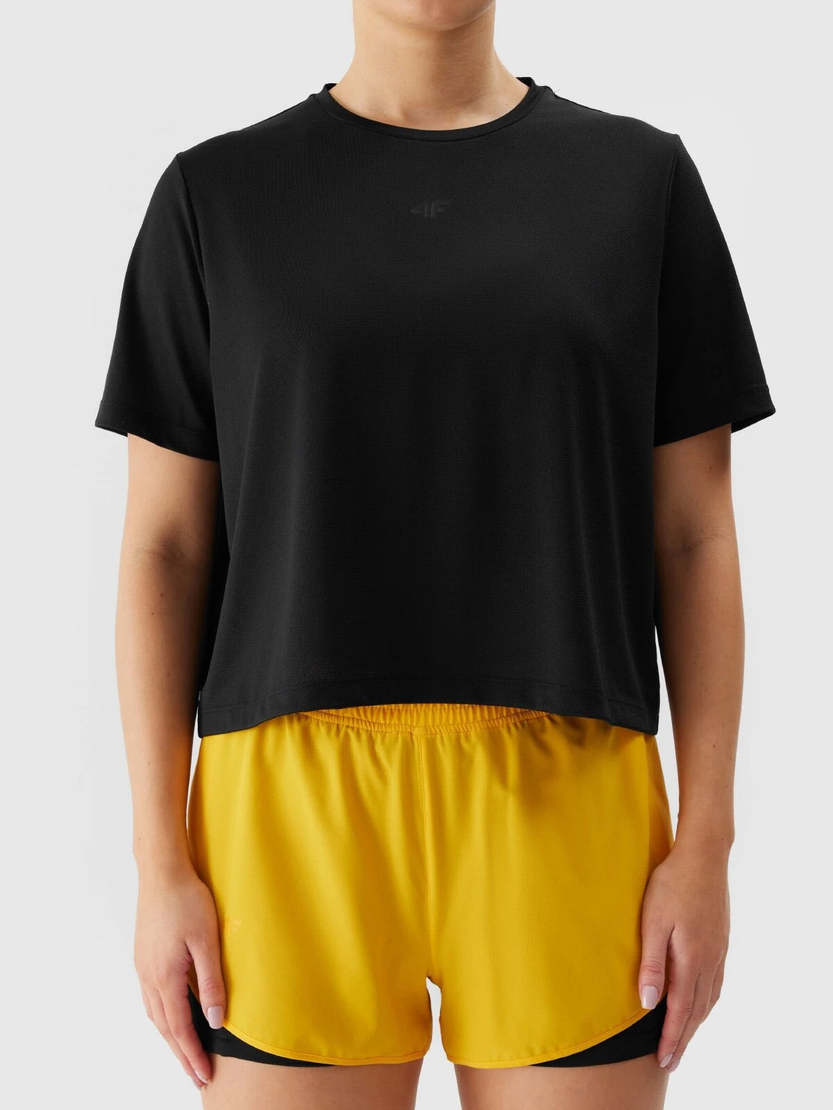 Женская футболка для фитнеса 4F F709 4FWSS24TFTSF709 Black