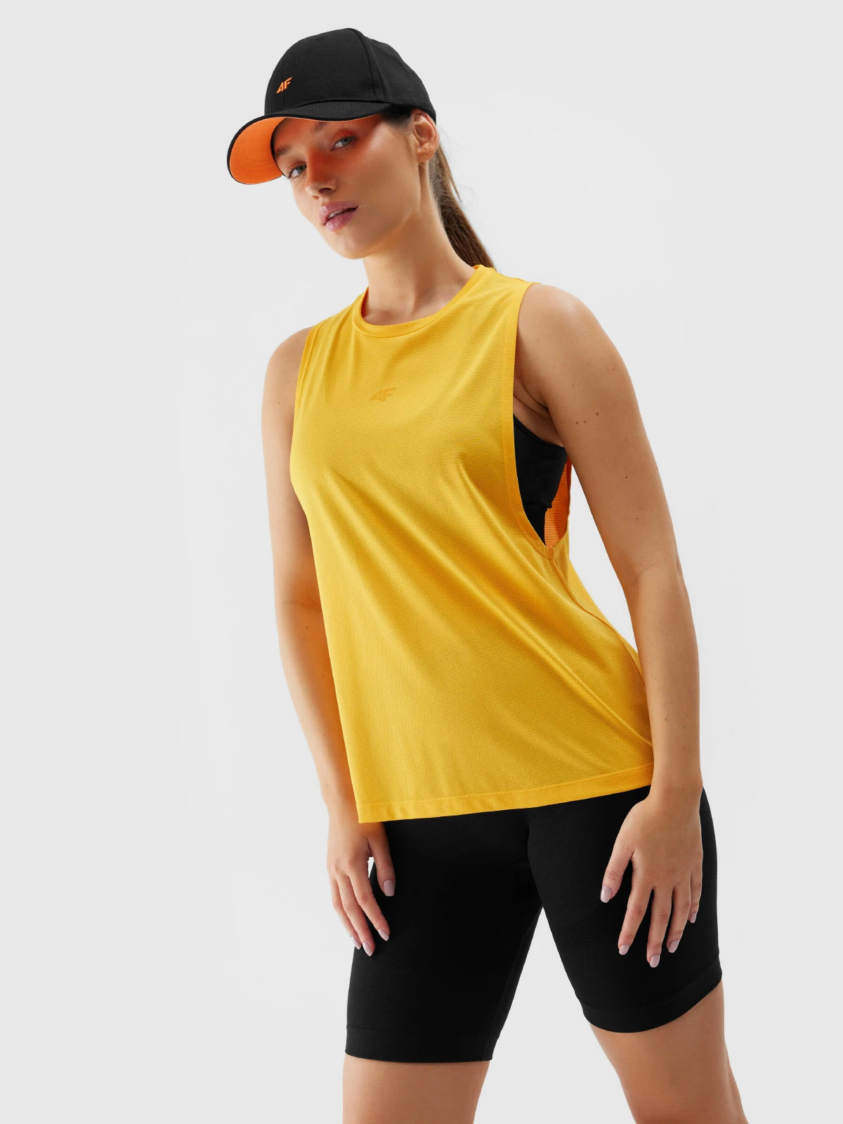 Женская майка для фитнеса 4F F710 4FWSS24TFTSF710 Orange