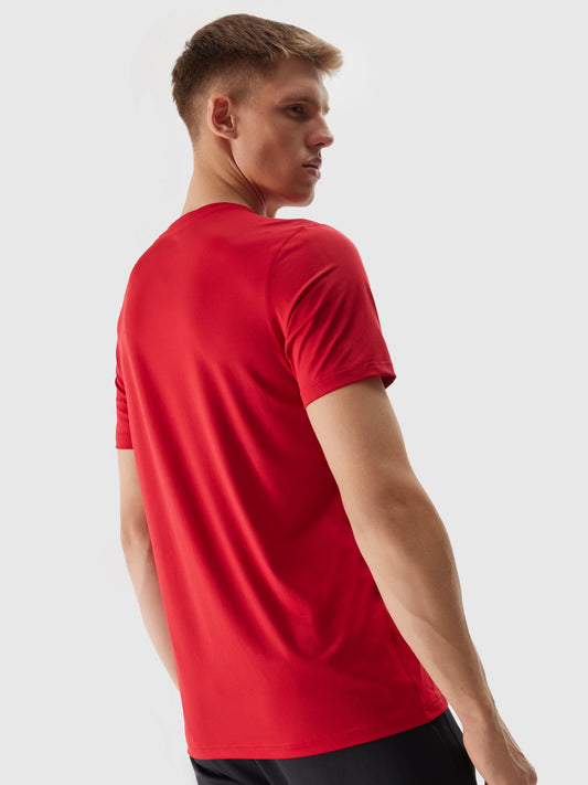 Tricou de antrenament pentru bărbați 4F M598 4FWSS24TFTSM598 Red