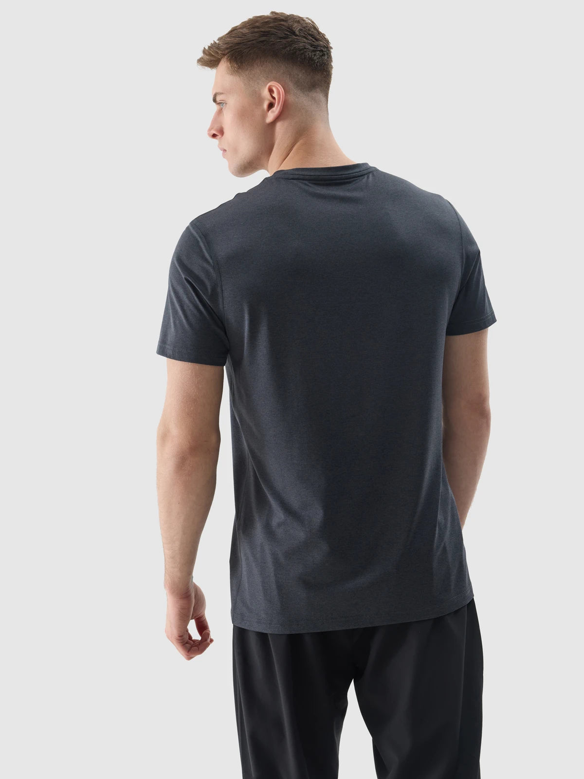 Мужская футболка для тренировок 4F M599 4FWSS24TFTSM599 Black